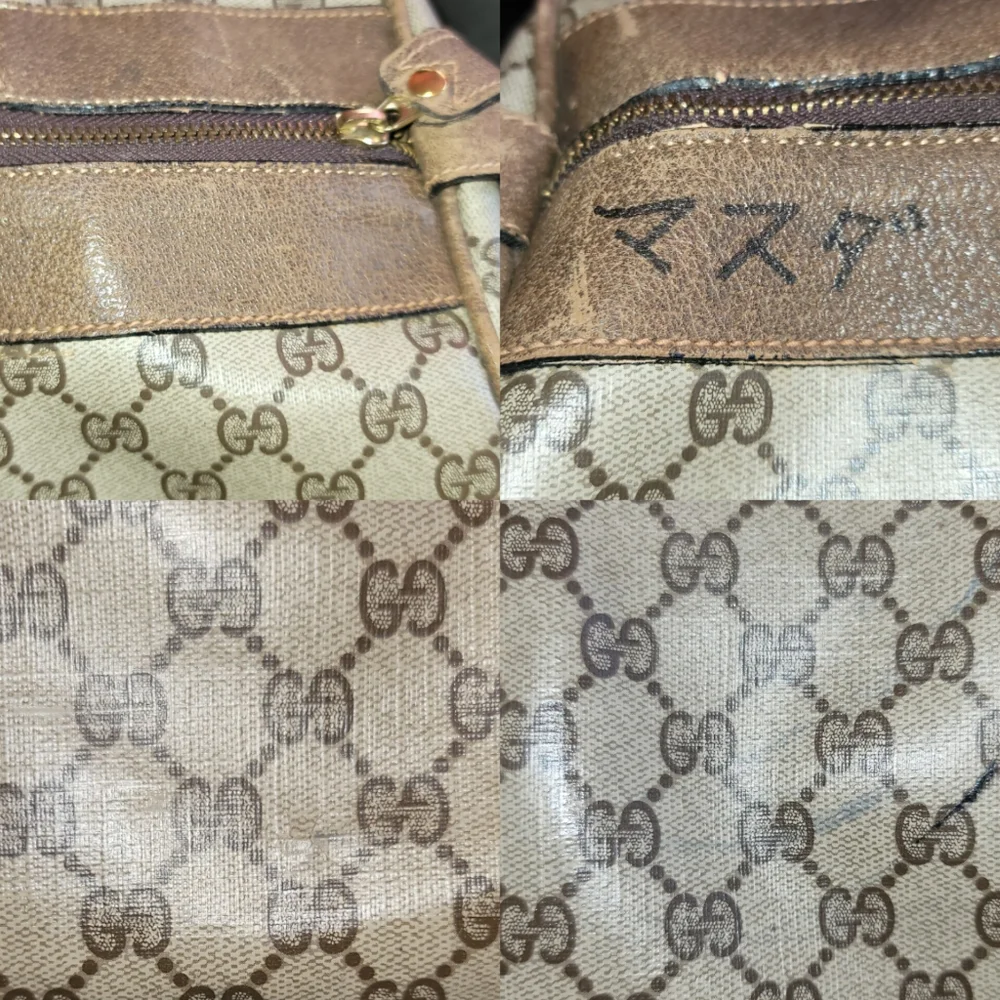 Gucci Gg Supreme Canvas Sherry Web Ophidia Duffle Gym Travel Weekend Bag Authent - Picture 10 of 15